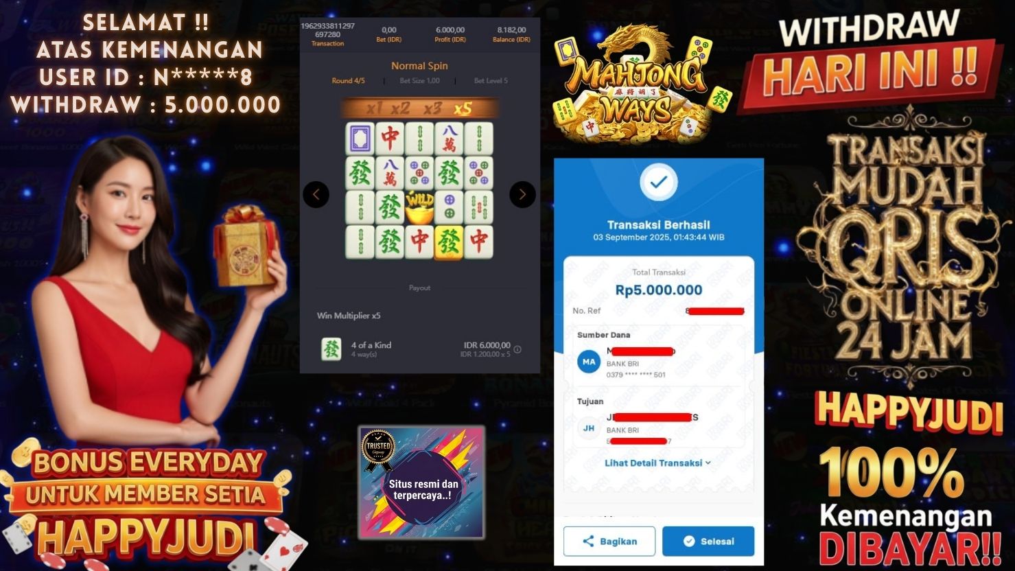 HAPPYJUDI JACKPOT SLOT MAHJONG WAYS